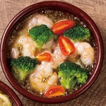 Shrimp and broccoli Ajillo