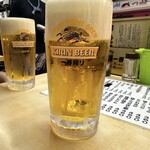 Motsuyaki Tonton - 生ビール