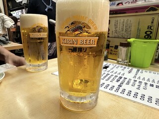 Motsuyaki Tonton - 生ビール