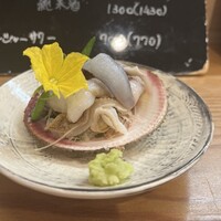 割烹 市川 - とり貝　お刺身