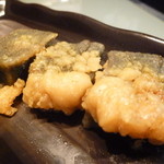 錦そや - もちっと、しこっと「生麩田楽（200円）」