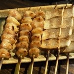 丈ちゃん - ぽんじり130円、エリンギ100円