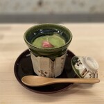 Sushi Ginza YOSHIKI - 桜の茶碗蒸し