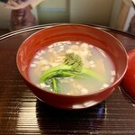 よし町 - お椀　悶絶ポイント①素晴らしい塩梅。塩は不使用との事