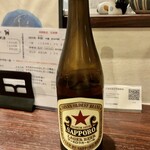 宵ノねこ - 瓶ビール サッポロラガー