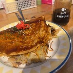 いまちゃんお好み焼 - 唐麺焼　麺1.5玉