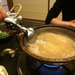 夕凪橋 多古安 - 米は決して洗わず・・・切るようにほぐす