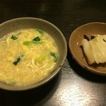 夕凪橋 多古安 - 河豚雑炊の完成です