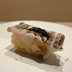 Okimuraya - 太刀魚炙り　握り　ニラ醤油