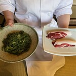 高台寺 和久傳 - 熊肉
      花山椒
      美味〜
      