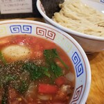 塩そば専門店 桑ばら - 手揉み冷やしトマトかつおつけそば