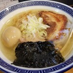 塩そば専門店 桑ばら - 国産小麦100％麺の秋刀魚香油塩そば
