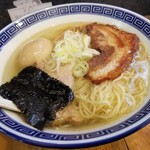 塩そば専門店 桑ばら - 国産小麦100％麺の秋刀魚香油塩そば