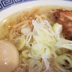 塩そば専門店 桑ばら - 国産小麦100％麺の秋刀魚香油塩そば