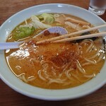 やなぎ茶屋 - 角田辛味噌アホえんラーメン_1080円　クラブ活動は控えめに