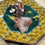 Sushi Sakuragi - シャコ、白身の昆布締め