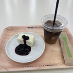 sembommatsubokujou - ミルクチーズケーキBBコーヒーセット650円