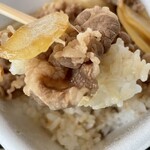 Yoshinoya - 『牛丼小盛』の具、ご飯