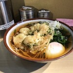 そばの神田東一屋 - アサソバビンボー！　
      朝そば＋えびかき揚げ！