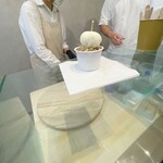 ジェラート、餅で包んじゃいました - 