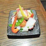 ミアスタンド - タコと神戸野菜のライム・マリネ