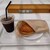 エスプレッソ アメリカーノ - 料理写真:生ハムと2種のチーズの
          ホットサンドイッチ