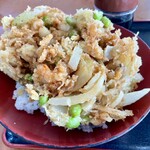漁師料理 かなや - 五種貝かき揚げ丼