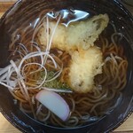 そば処 つぼ半 - いか天そば ¥650