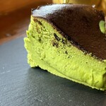 Luana cafe - 抹茶チーズケーキ　ドリンクセット980円