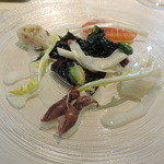 フランス料理 ル・クール - 海の幸のサラダ