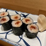 鮨　ごん八 - すじこ巻き