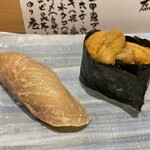 鮨　ごん八 - 平目とうに