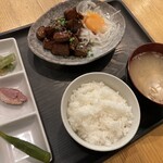 Taishuusakaba Maruya - レバテキ定食900円