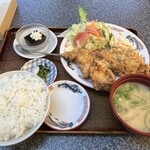Koushouen - 日替わりランチ 税込み750円　鳥肉天ぷら定食