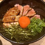 CHIKICHIKI - 鶏✖️合鴨丼セット
