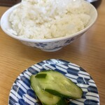 江ちゃんラーメン - 小めし＆浅漬