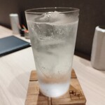 焼鳥 町子 - ひとり歩き（芋）ソーダ割り500円