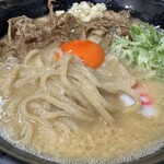 肉玉そば おとど - ■肉玉そば背脂¥1,150