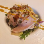 土桜 - 豚肉の乗るサラダ