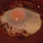 トルコ料理 ゲリック AOYAMA - 牛挽肉と野菜のグラタン　　　半熟卵のせ