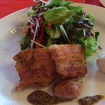 森小休 - 2014年3月
      コース料理の豚肉料理