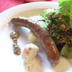 森小休 - 2014年3月コース料理
      自家製ソーセージ