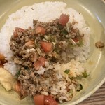 パンチマハル - キーマカレーをご飯にかけました