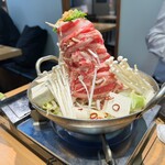 トロ金 - 肉トロタワー鍋