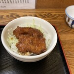 そば仙 - ミニたれヒレかつ丼アップ