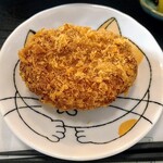 猫丸食堂 - メンチカツのアイマスクをしている猫