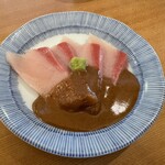 日本橋海鮮丼 つじ半 - セットのブリさし