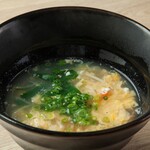 Toukyou Yakiniku Ittouya - 白湯玉子スープ/egg soup