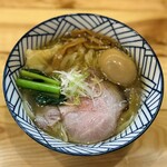 Raxamenhideto - 味玉らぁ麺【塩】ウイング麺 ¥1,100-