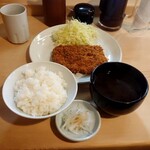 勝烈庵 - 勝烈定食1980円(税込)